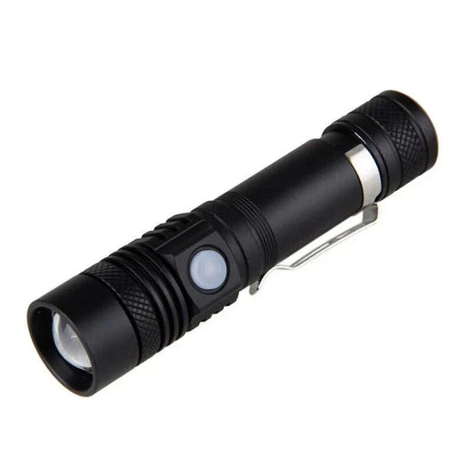 LED Taschenlampe wiederaufladbar 90000 Lumen – Wasserdicht, 4 Leuchtmodi, Zoomfunktion 0