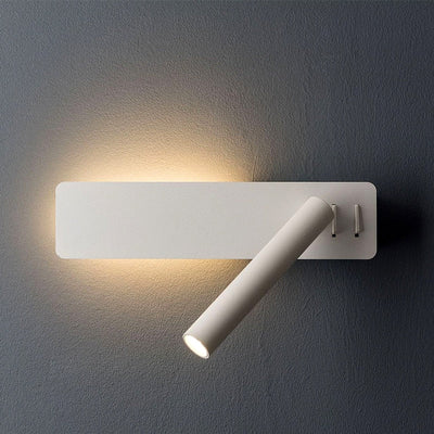 LED Wandleuchte schwenkbar für Schlafzimmer – Metall, einstellbare Helligkeit, 360° drehbar 0