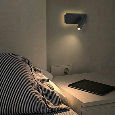 LED Wandleuchte schwenkbar für Schlafzimmer – Metall, einstellbare Helligkeit, 360° drehbar 8