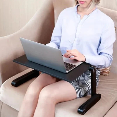 Laptopständer höhenverstellbar mit Mauspad – Faltbar, belüftet, für Sitzen und Stehen 4