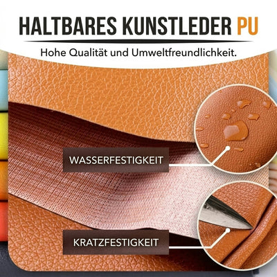 Lederreparaturflicken 50x138 cm – Selbstklebend, wasserfest für Sofas und Autositze