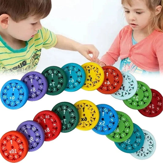 Lernspielzeug Mathe-Fakten-Fidget-Spinner – Interaktives Üben von Addition, Subtraktion, Multiplikation, Division 3