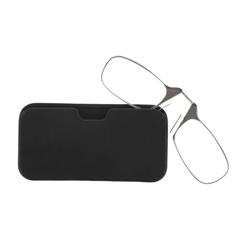 Ultradünne Lesebrille für Damen mit Nasenclip – rahmenlos und kompakt für bequemes Lesen