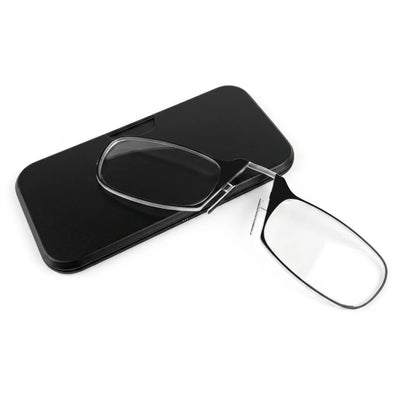 Lesebrille Damen ultradünn mit Nasenclip – rahmenlos und kompakt für bequemes Lesen 4