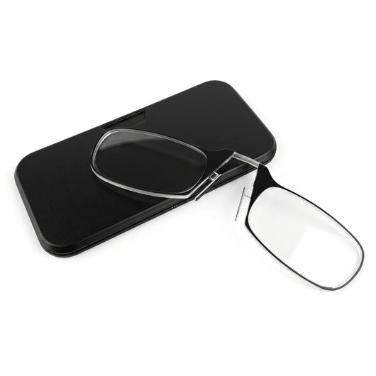 Lesebrille Damen ultradünn mit Nasenclip – rahmenlos und kompakt für bequemes Lesen 4