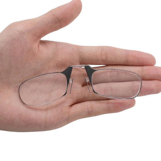 Lesebrille Damen ultradünn mit Nasenclip – rahmenlos und kompakt für bequemes Lesen 6