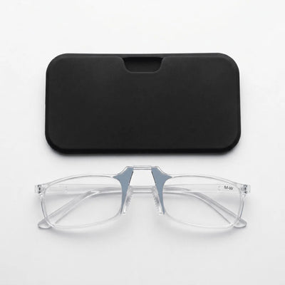 Lesebrille Damen ultradünn mit Nasenclip – rahmenlos und kompakt für bequemes Lesen 9