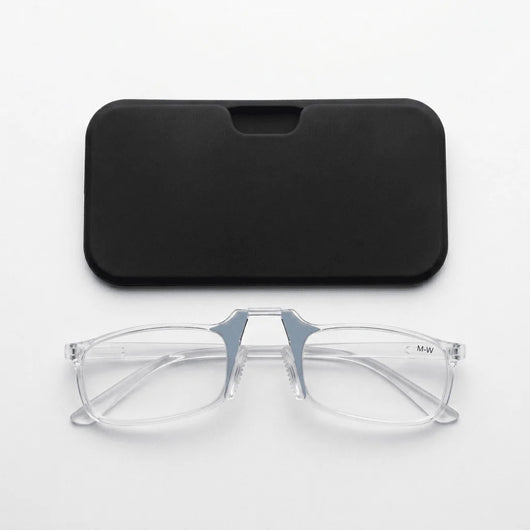 Lesebrille Damen ultradünn mit Nasenclip – rahmenlos und kompakt für bequemes Lesen 9