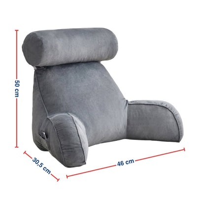 Lesekissen Bett mit Armlehnen – Ergonomische Rücken- und Nackenstütze für Komfort 2
