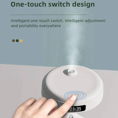 Luftbefeuchter für das Schlafzimmer mit One-Touch-Bedienung, 800 ml Kapazität, leise und mit USB-C-Ladefunktion