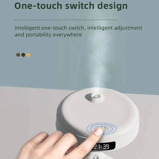 Luftbefeuchter für das Schlafzimmer mit One-Touch-Bedienung, 800 ml Kapazität, leise und mit USB-C-Ladefunktion