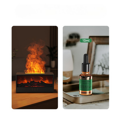 Lufterfrischer mit LED-Flamme und Duftdiffusor – USB-betrieben für Wohnung und Büro 4