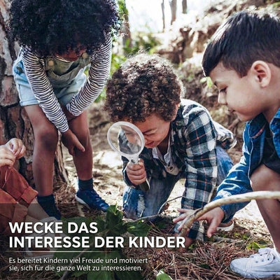 Lupe mit LED-Licht 14 cm – 10x, 20x, 45x Vergrößerung für Lesen und Echtheitsprüfung
