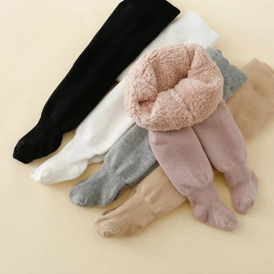 Mädchen Winterleggings mit Fleecefutter – Elastisch und warm für Kinder 6 Monate bis 8 Jahre 1