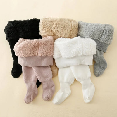Mädchen Winterleggings mit Fleecefutter – Elastisch und warm für Kinder 6 Monate bis 8 Jahre 2