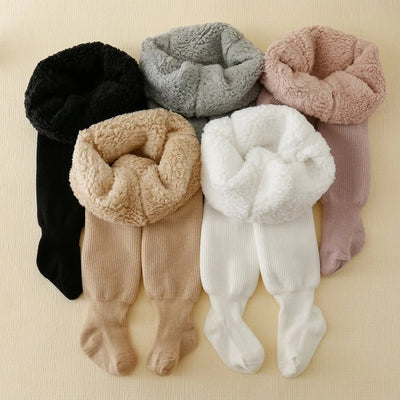 Mädchen Winterleggings mit Fleecefutter – Elastisch und warm für Kinder 6 Monate bis 8 Jahre 5