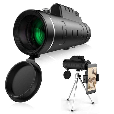 Monokular 10x HD mit Smartphone-Halterung – Wasserdichtes Beobachtungsteleskop für Outdoor-Aktivitäten 1