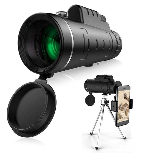 Monokular 10x HD mit Smartphone-Halterung – Wasserdichtes Beobachtungsteleskop für Outdoor-Aktivitäten