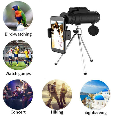 Monokular 10x HD mit Smartphone-Halterung – Wasserdichtes Beobachtungsteleskop für Outdoor-Aktivitäten 7
