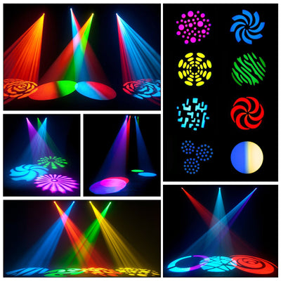 Moving-Head-Licht 10 W für Bühnenlicht – DMX-Steuerung, 540° Schwenk, 205° Neigung 4
