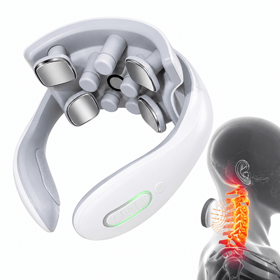 Nackenmassagegerät kabellos mit Wärmefunktion – 4D TENS-Technologie für Muskelentspannung 3