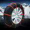 Schneeketten für Auto – Wiederverwendbar, TPU-Material, einfache Montage für Reifen 6,5-10,5 Zoll