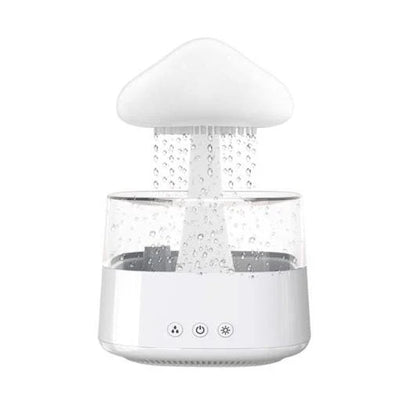 Schreibtischlampe mit Luftbefeuchter und Aromatherapie im Regenwolken-Design