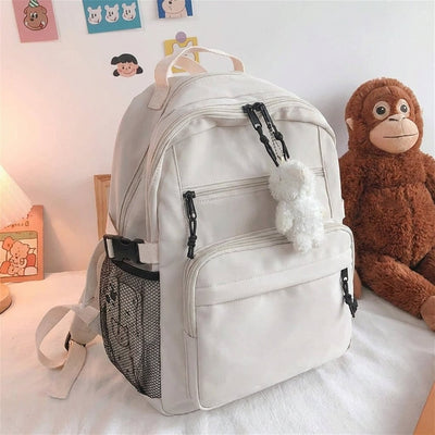 Schulrucksack Mädchen groß mit Laptopfach – Geräumig, spritzwassergeschützt, 9 Taschen 3