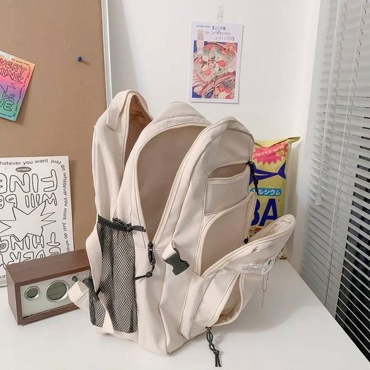 Schulrucksack Mädchen groß mit Laptopfach – Geräumig, spritzwassergeschützt, 9 Taschen 5