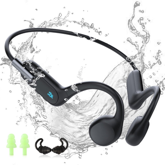 Schwimmkopfhörer mit 32 GB MP3-Player – Wasserdicht bis 30 m, Bluetooth 5.4, Knochenleitung 2