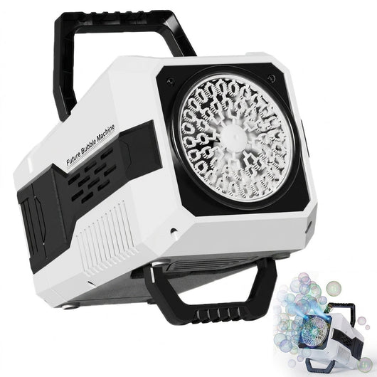 Seifenblasenmaschine Hochzeit mit Fernbedienung – 30.000 Blasen pro Minute, RGB-Lichteffekt, wasserdicht 1
