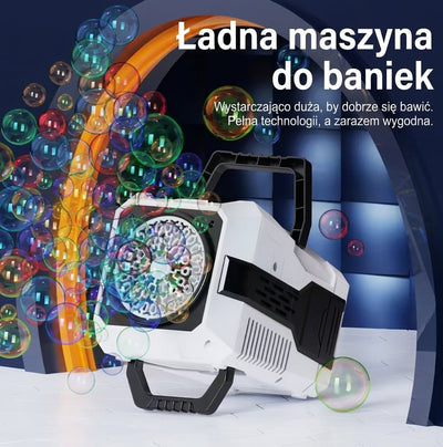 Seifenblasenmaschine Hochzeit mit Fernbedienung – 30.000 Blasen pro Minute, RGB-Lichteffekt, wasserdicht 4