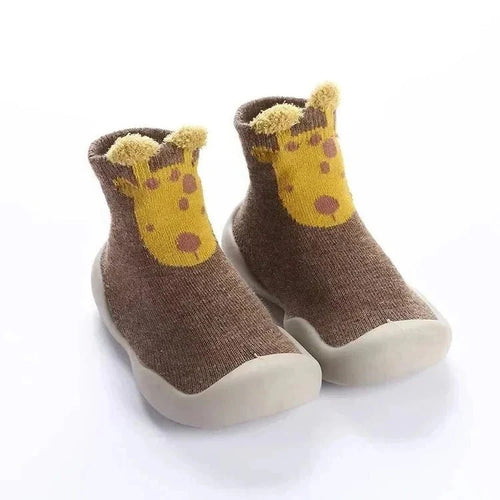 Rutschfeste Sockenschuhe für Kinder von 0 bis 3 Jahren – weiche Sohle, einfaches Anziehen, für drinnen
