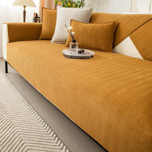 Sofabezug rutschfest – Pflegeleichter Schutz für Wohnzimmer-Sofas, ideal für Haushalte mit Kindern und Tieren