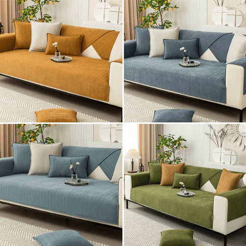 Sofabezug rutschfest – Pflegeleichter Schutz für Wohnzimmer-Sofas, ideal für Haushalte mit Kindern und Tieren