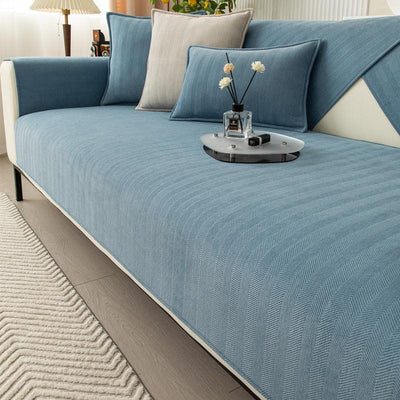 Sofabezug rutschfest – Pflegeleichter Schutz für Wohnzimmer-Sofas, ideal für Haushalte mit Kindern und Tieren 4