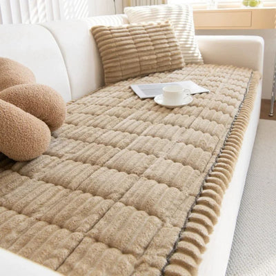Sofabezug wasserdicht rutschfest – Weicher Couchbezug für Herbst und Winter 0