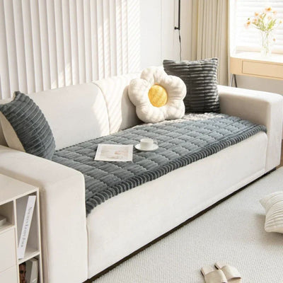Sofabezug wasserdicht rutschfest – Weicher Couchbezug für Herbst und Winter 10