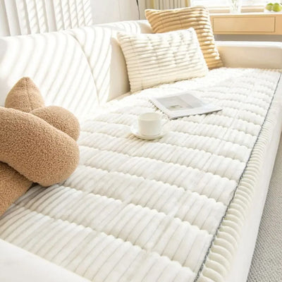 Sofabezug wasserdicht rutschfest – Weicher Couchbezug für Herbst und Winter 11