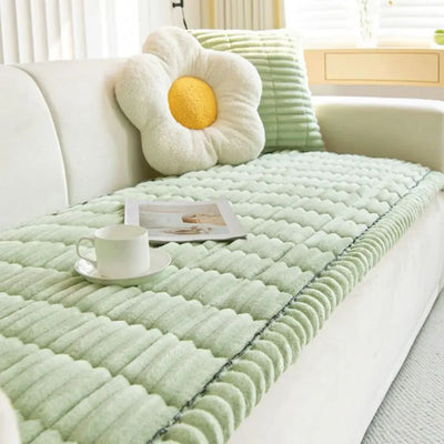 Sofabezug wasserdicht rutschfest – Weicher Couchbezug für Herbst und Winter 12