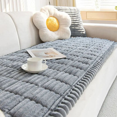 Sofabezug wasserdicht rutschfest – Weicher Couchbezug für Herbst und Winter 9