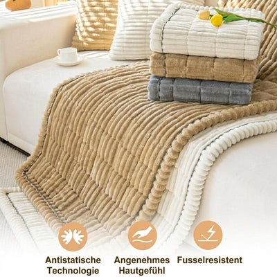 Sofabezug wasserdicht rutschfest – Weicher Couchbezug für Herbst und Winter