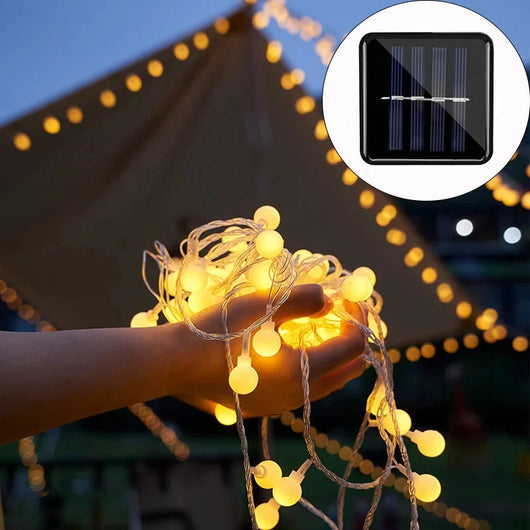 Solar Lichterkette Outdoor 20 Meter – 200 LEDs, IP65 wetterfest für Garten und Terrasse 3