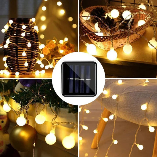 Solar Lichterkette Outdoor 20 Meter – 200 LEDs, IP65 wetterfest für Garten und Terrasse 5