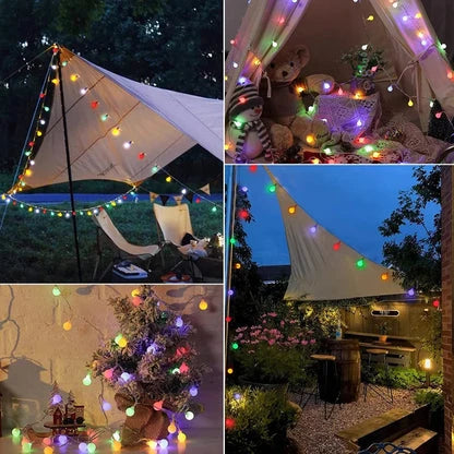 Solar Lichterkette Outdoor 20 Meter – 200 LEDs, IP65 wetterfest für Garten und Terrasse 8