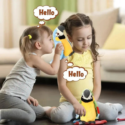 Sprechendes Plüschtier Papagei mit Musik und Zählfunktion – Interaktives Kuscheltier für Kinder 4