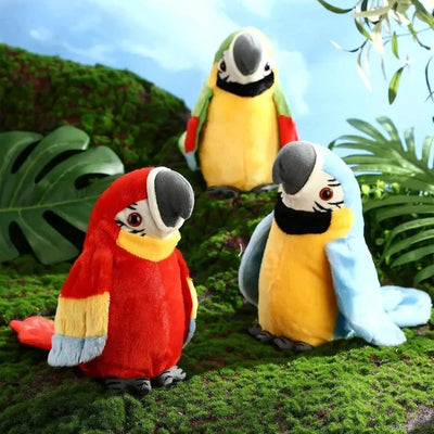 Sprechendes Plüschtier Papagei mit Musik und Zählfunktion – Interaktives Kuscheltier für Kinder 7