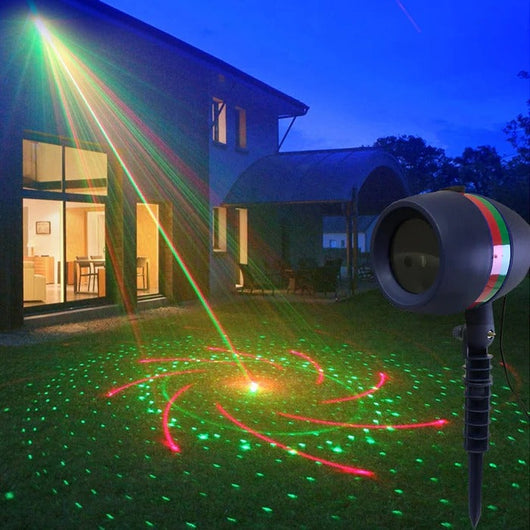 Sternenlaserlicht für Innen und Außen – Rotes und grünes Laserlicht für 60 m² Fläche 1