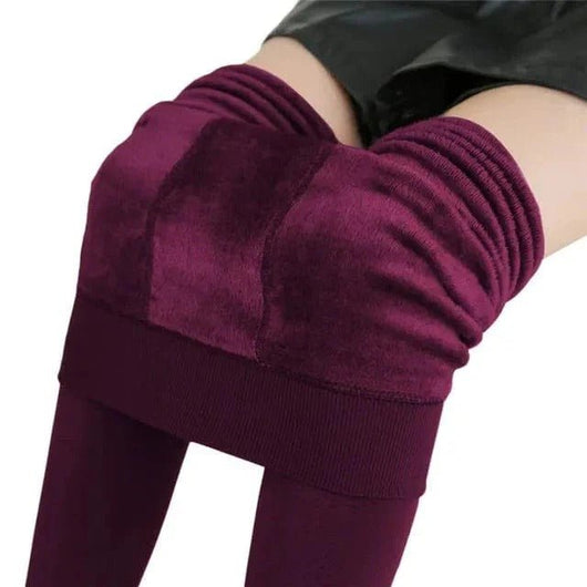 Thermo Leggings Damen mit Fleece-Futter – Hoher Bund für kalte Wintertage 6