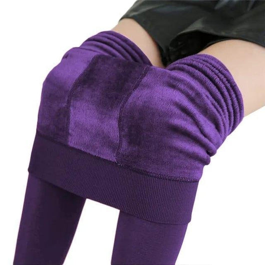 Thermo Leggings Damen mit Fleece-Futter – Hoher Bund für kalte Wintertage 7